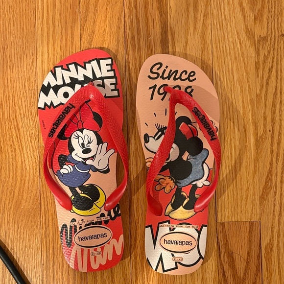 Havaianas Shoes - Havaianas Minnie Mouse Red Flip Flops
